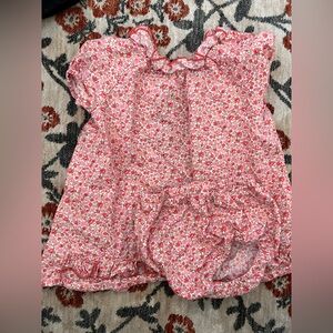 Floral Pink Kids Dress Set